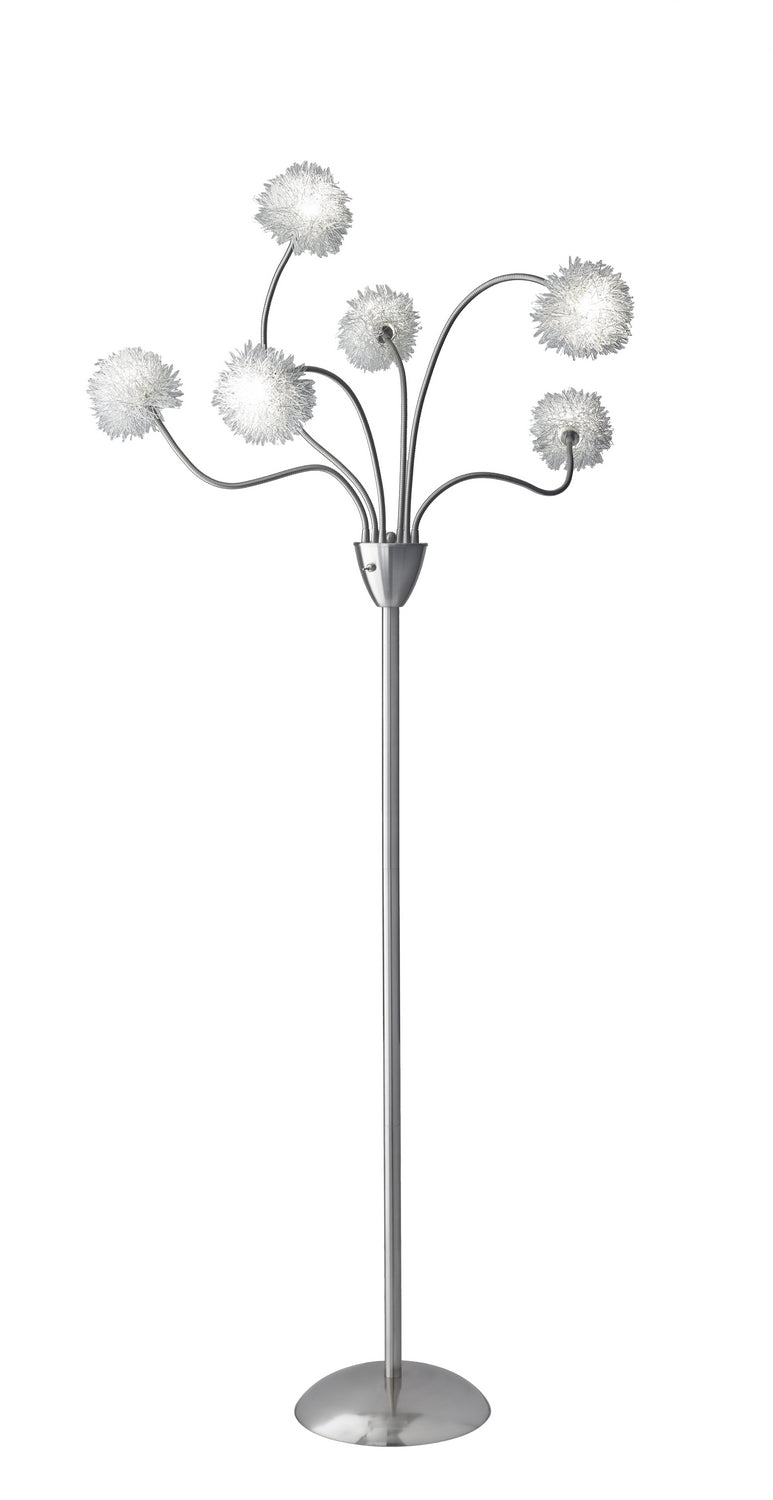 Adesso Home 4511-22  Pom Pom Lamp Brushed Steel