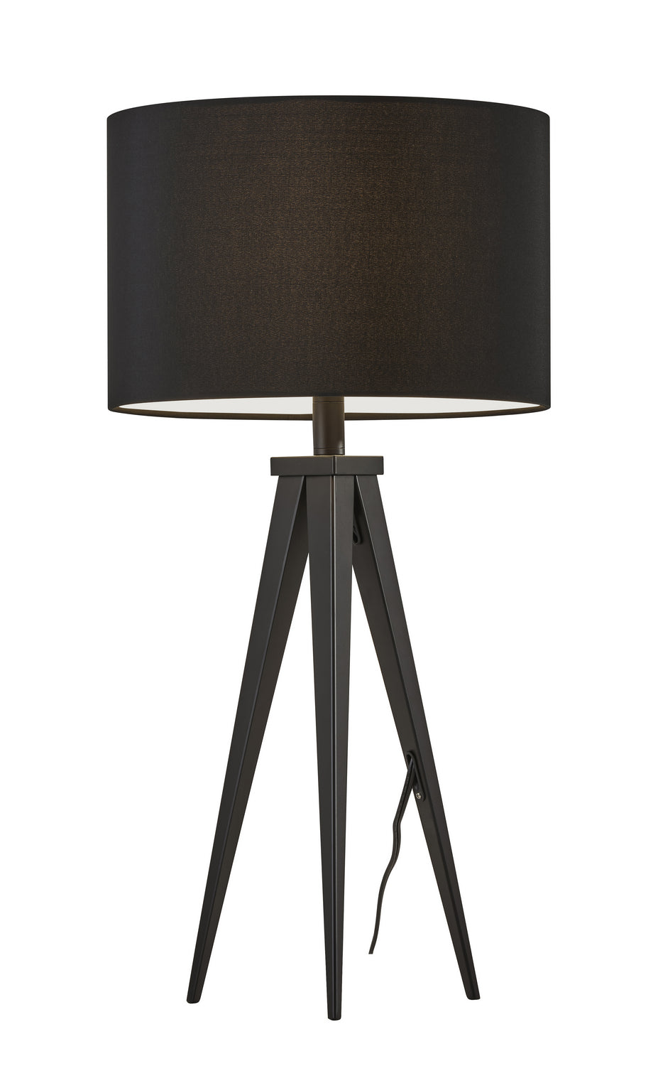 Adesso Home 6423-01 Modern Director Lamp Black