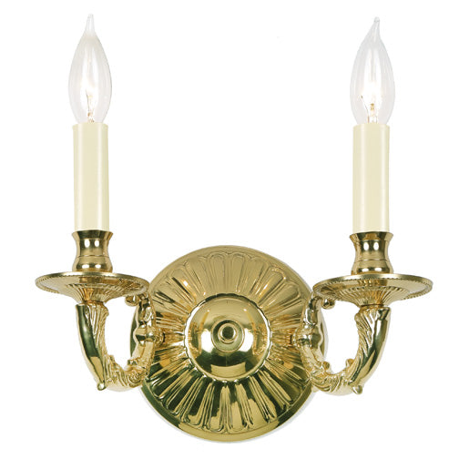 JVI Designs San Clemente 346-01 Wall Light - Polished Brass
