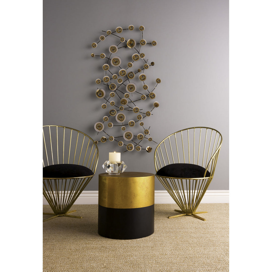 Elk Lighting 114-121  Draper Furniture Antique Gold Leaf