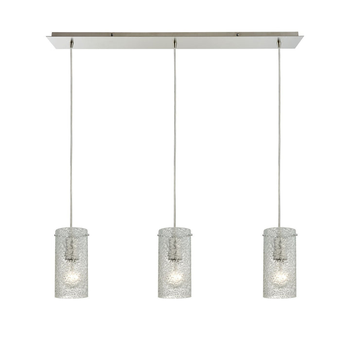 Elk Ice Fragments 10242/3LP Pendant Light - Satin Nickel