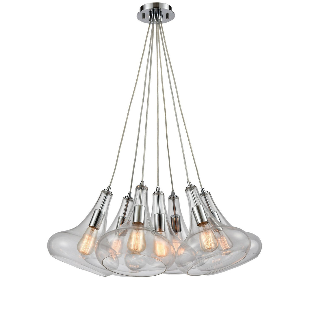 Elk Orbital 10422/7SR Chandelier Light - Polished Chrome