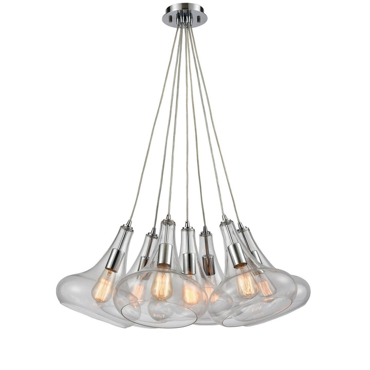 Elk Orbital 10422/7SR Chandelier Light - Polished Chrome