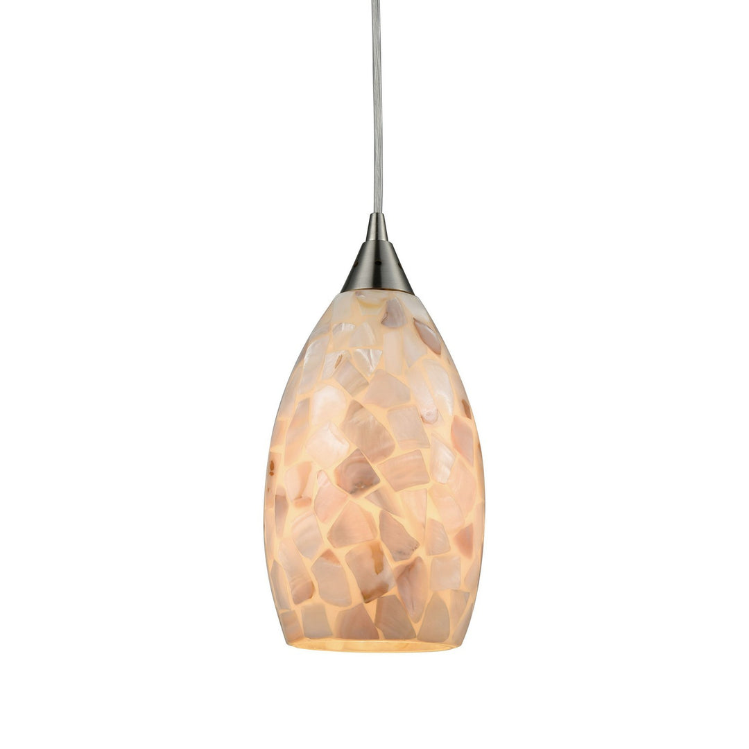 Elk Capri 10443/1 Pendant Light - Satin Nickel