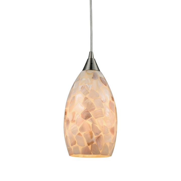 Elk Capri 10443/1 Pendant Light - Satin Nickel