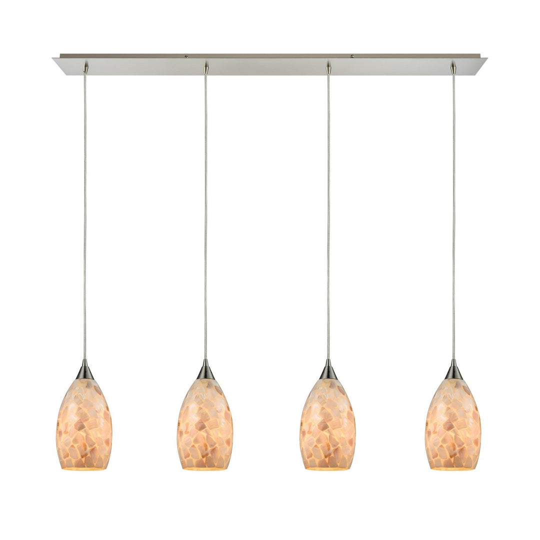 Elk Capri 10443/4LP Pendant Light - Satin Nickel