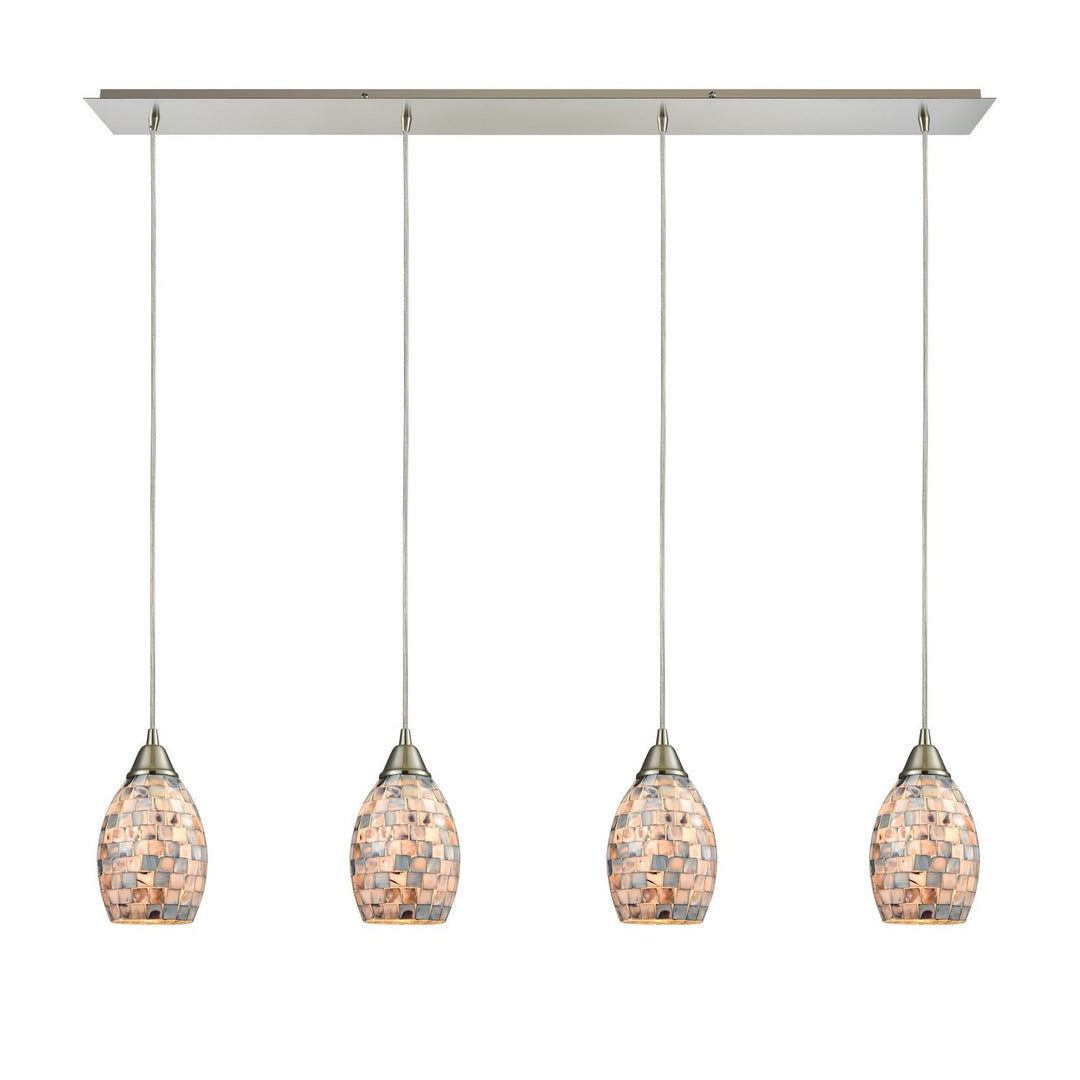 Elk Capri 10444/4LP Pendant Light - Satin Nickel