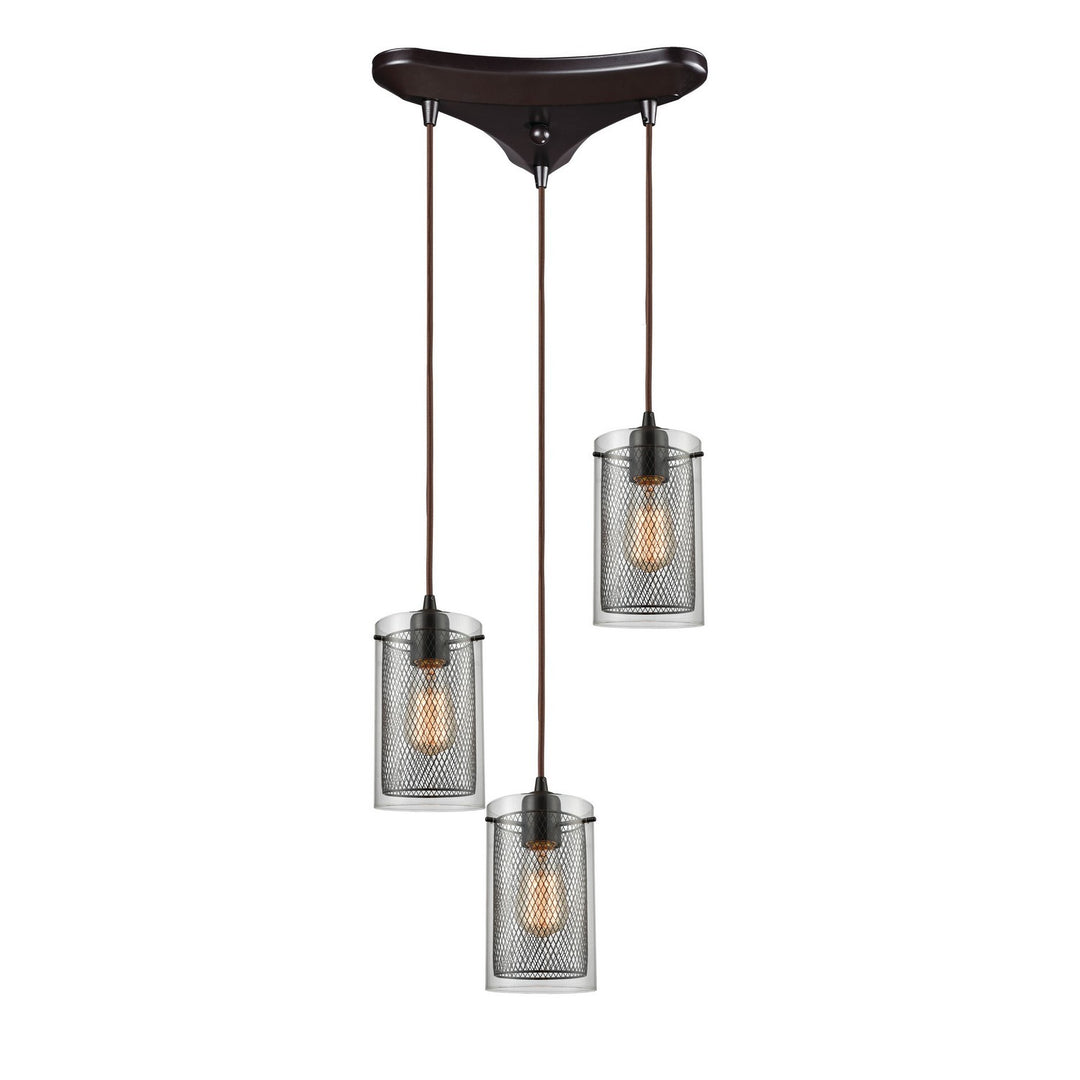 Elk Brant 10448/3 Pendant Light - Oil Rubbed Bronze