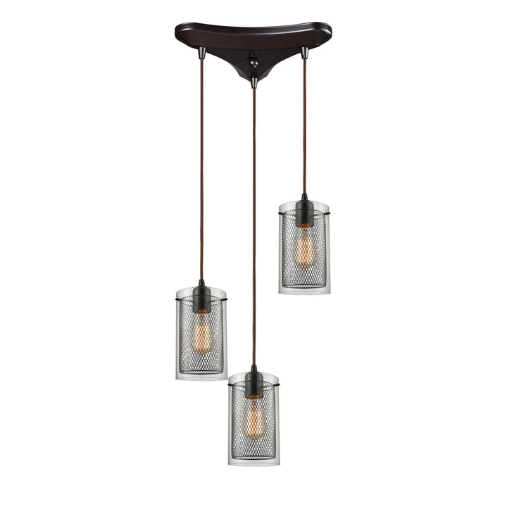 Elk Brant 10448/3 Pendant Light - Oil Rubbed Bronze