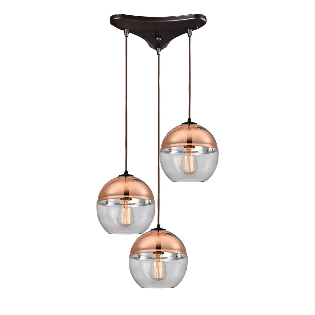 Elk Revelo 10490/3 Pendant Light - Oil Rubbed Bronze