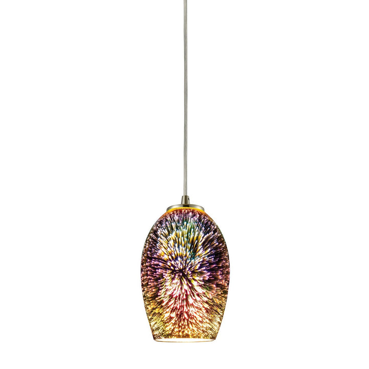 Elk Illusions 10506/1 Pendant Light - Satin Nickel
