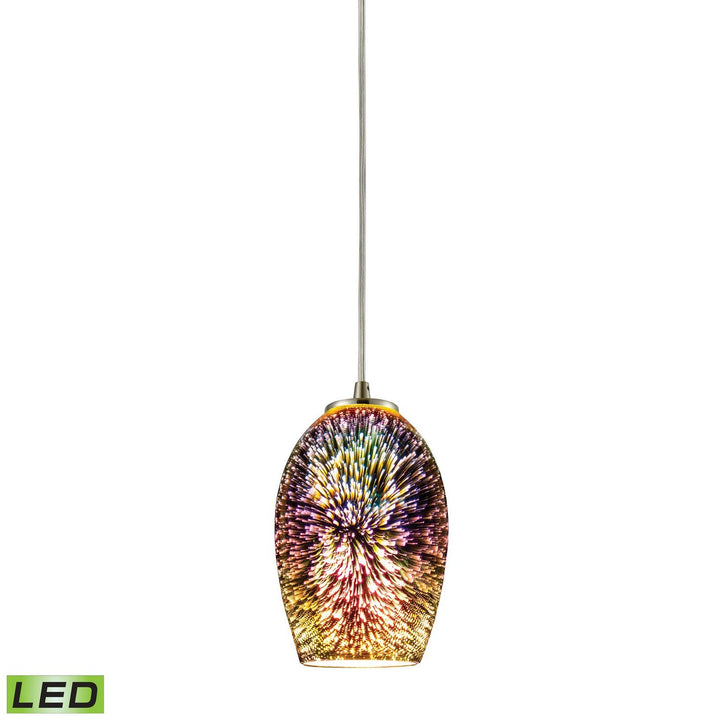 Elk Illusions 10506/1-LED Pendant Light - Satin Nickel