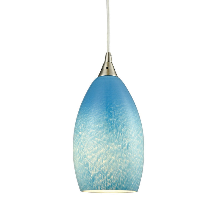 Elk Earth 10510/1SKY Pendant Light - Satin Nickel