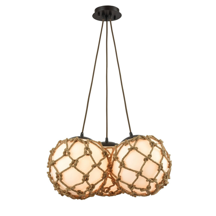 Elk Coastal Inlet 10710/3SR Chandelier Light - Oil Rubbed Bronze