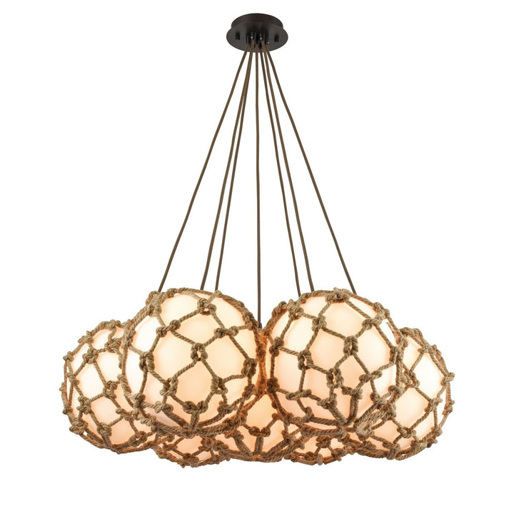 Elk Coastal Inlet 10710/7SR Chandelier Light - Oil Rubbed Bronze