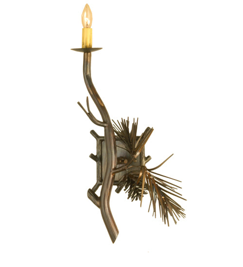 Meyda Tiffany Lone Pine 72548 Wall Light - Antique Copper