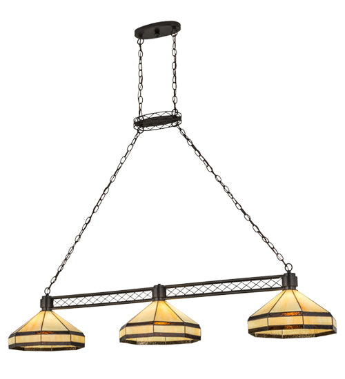 Meyda Tiffany Topridge 72558 Pendant Light - Craftsman Brown