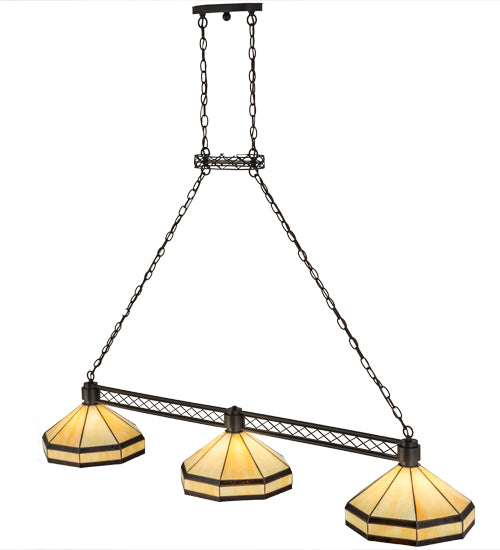 Meyda Tiffany Topridge 72558 Pendant Light - Craftsman Brown