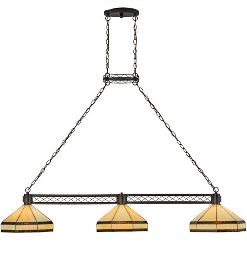 Meyda Tiffany Topridge 72558 Pendant Light - Craftsman Brown