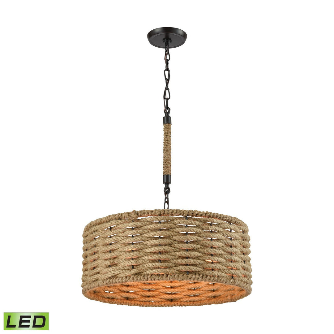 Elk Weaverton 10711/3-LED Pendant Light - Oil Rubbed Bronze