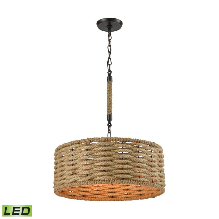 Elk Weaverton 10711/3-LED Pendant Light - Oil Rubbed Bronze