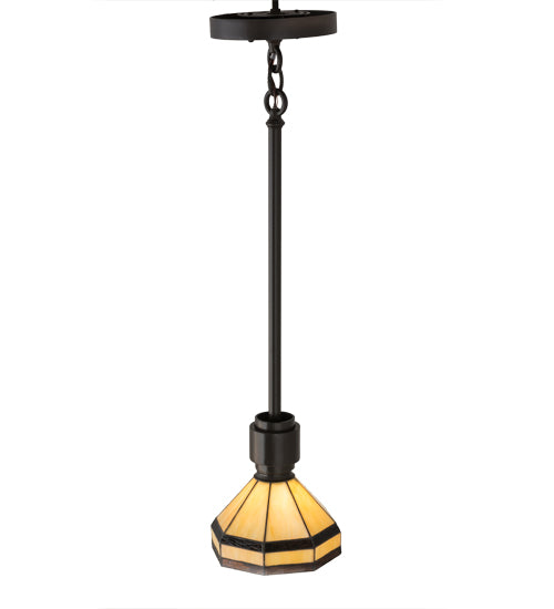 Meyda Tiffany Topridge 72559 Pendant Light - Craftsman Brown