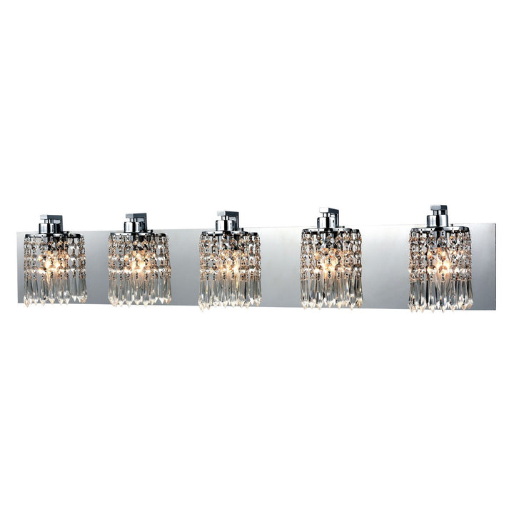 Elk Optix 11239/5 Bath Vanity Light 35 in. wide - Polished Chrome