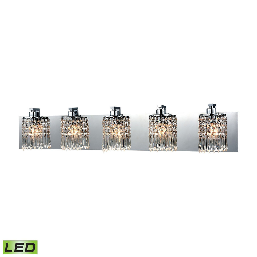 Elk Optix 11239/5-LED Bath Vanity Light 35 in. wide - Polished Chrome