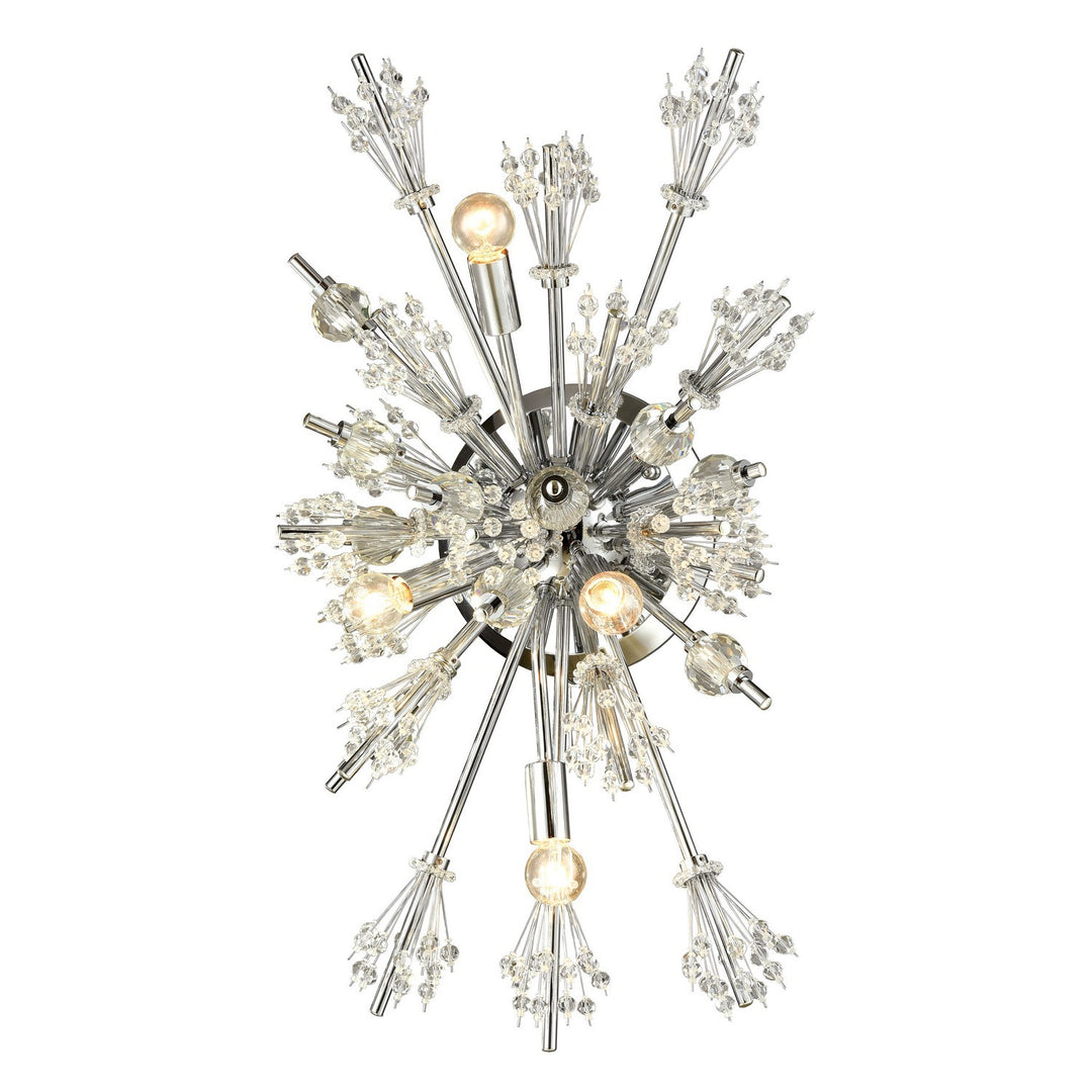 Elk Starburst 11747/4 Wall Sconce Light - Polished Chrome