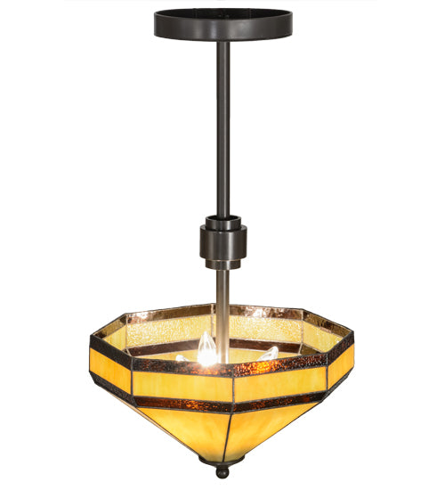 Meyda Tiffany Topridge 72560 Ceiling Light - Timeless Bronze