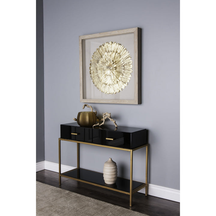 Elk Lighting 3168-019  Gold Feather Mirror Gold