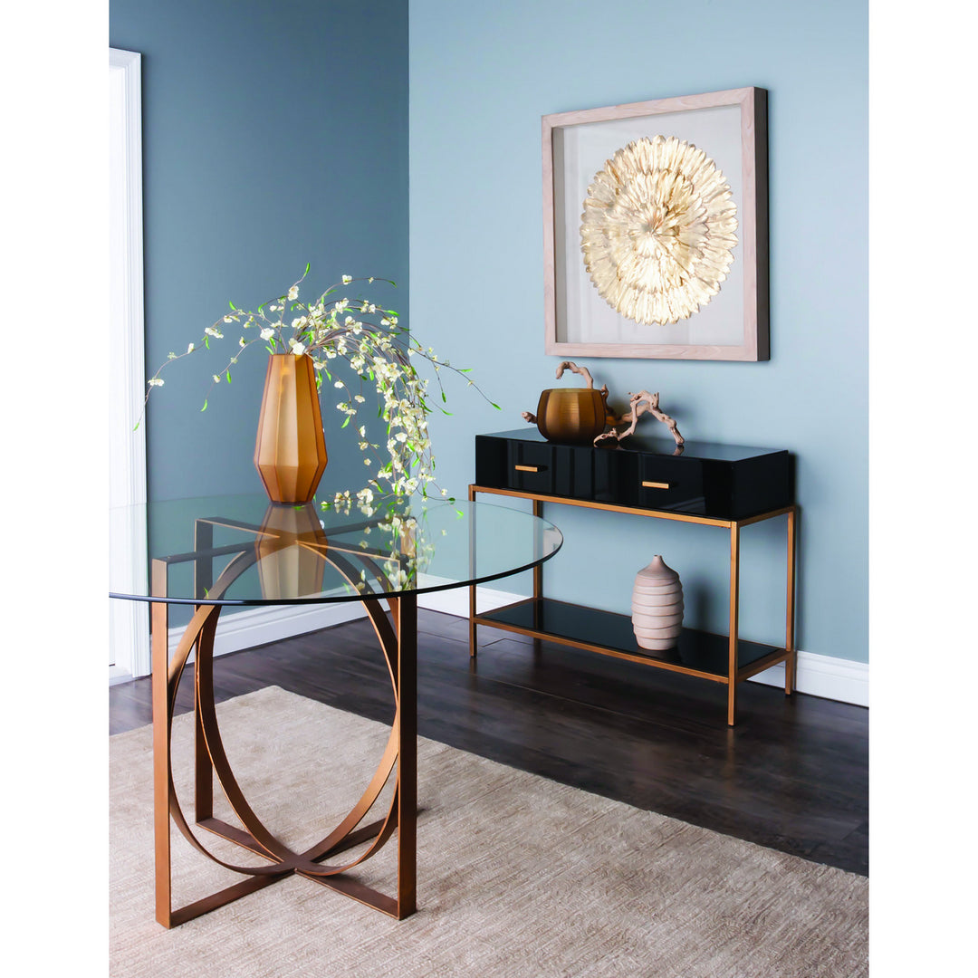 Elk Lighting 3168-019  Gold Feather Mirror Gold