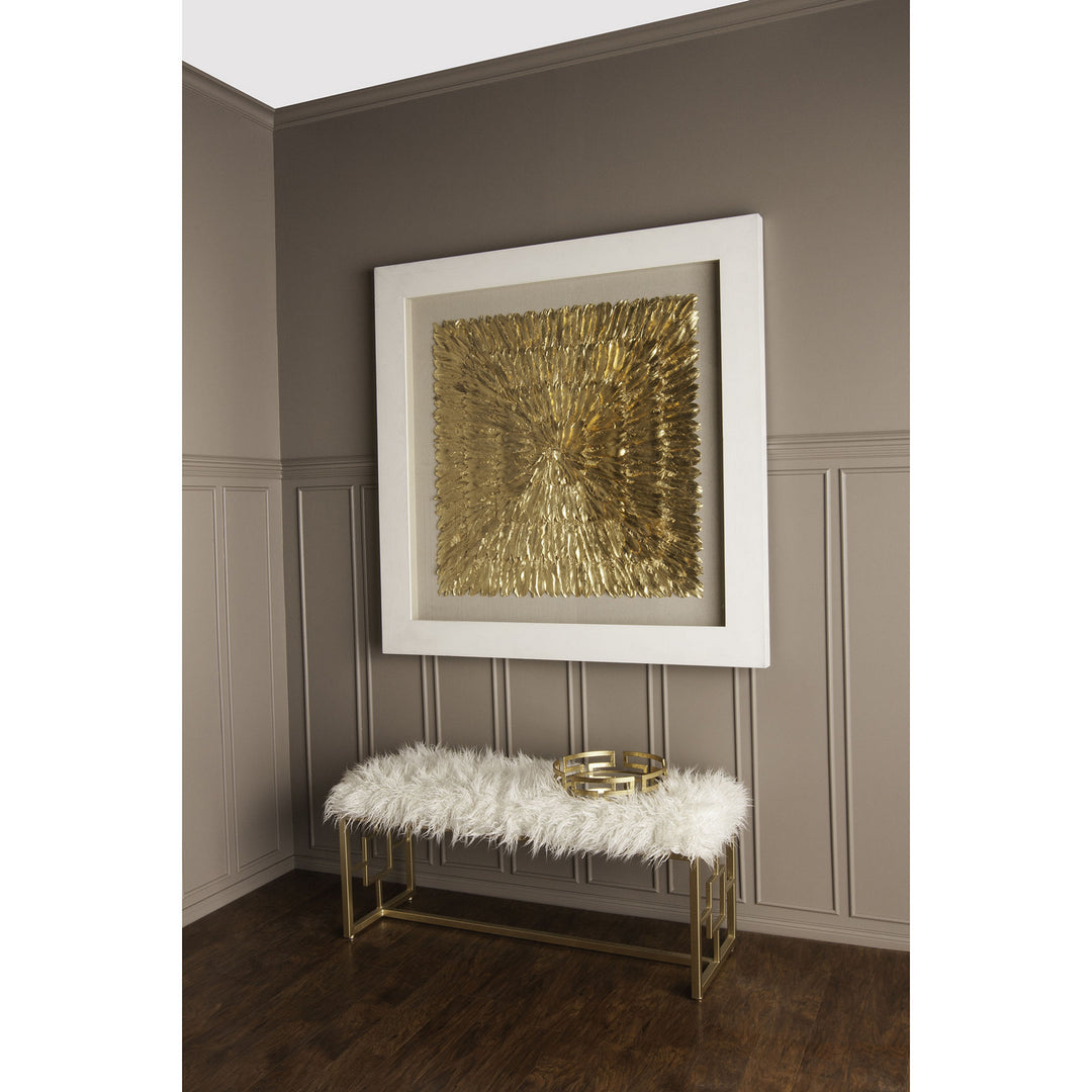 Elk Lighting 3168-024 Gold Feather Mirror Gold