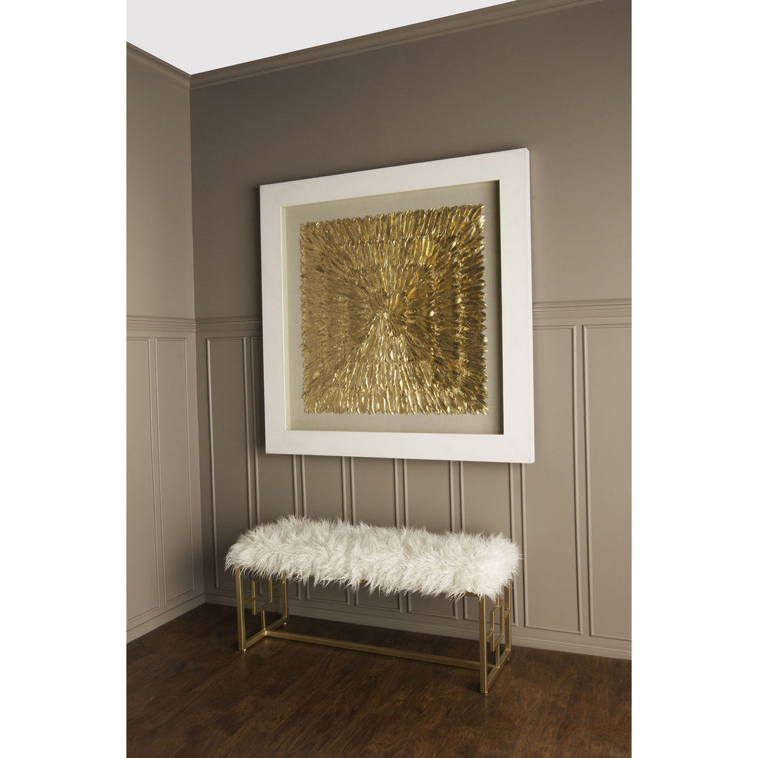Elk Lighting 3168-024 Gold Feather Mirror Gold