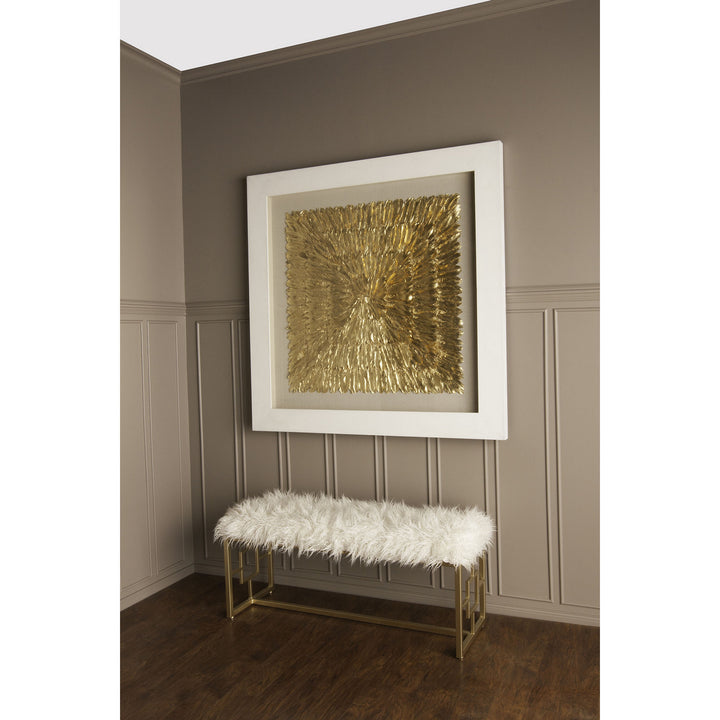 Elk Lighting 3168-024 Gold Feather Mirror Gold
