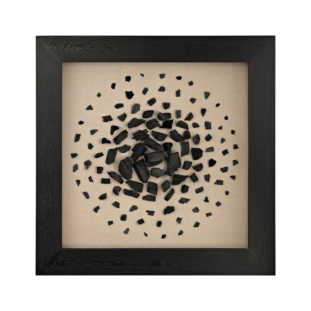 Elk Lighting 3168-025  Black And White Carbon Mirror Black