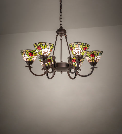 Meyda Tiffany Tiffany Rosebush 72651 Chandelier Light -