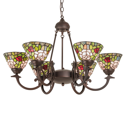 Meyda Tiffany Tiffany Rosebush 72651 Chandelier Light -