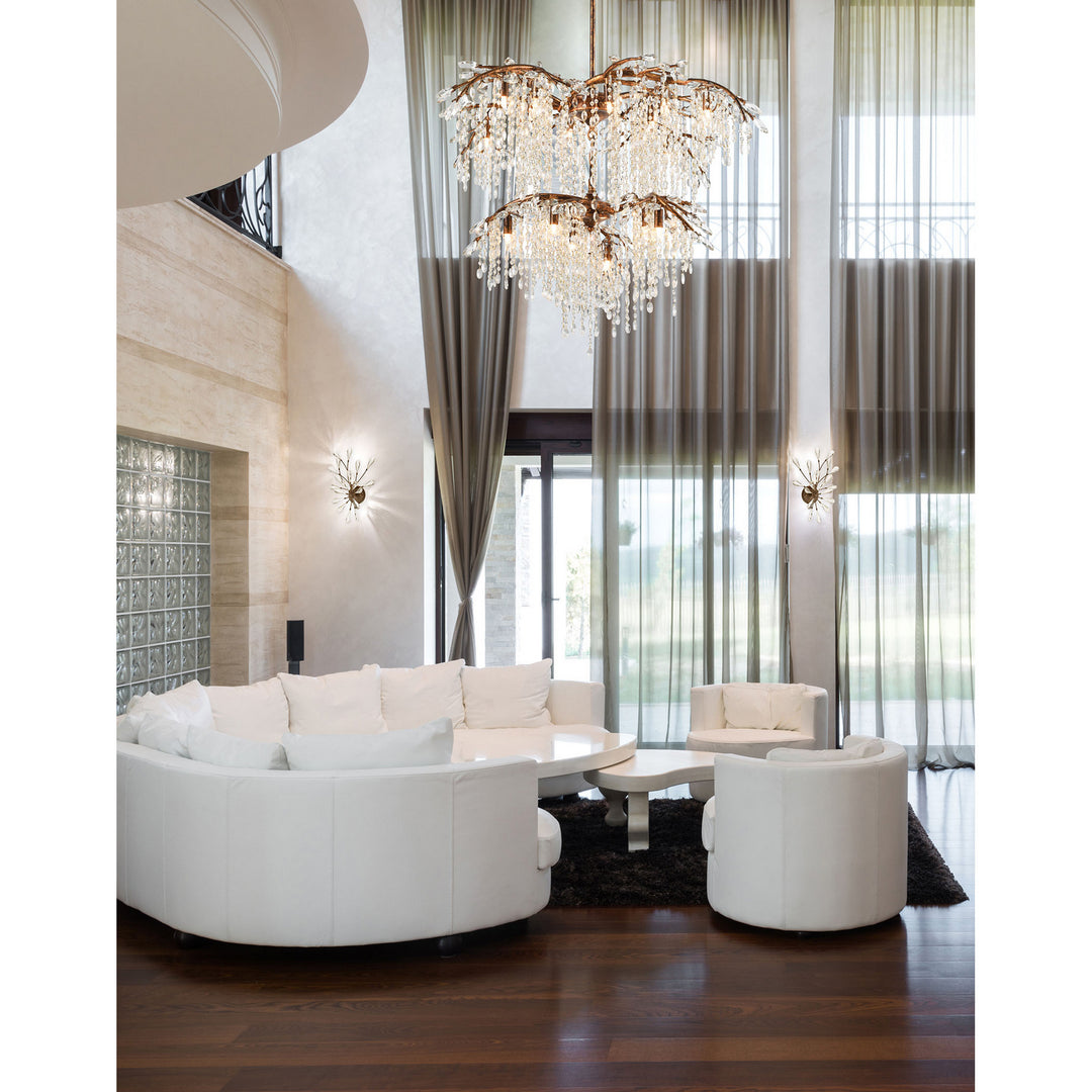 Elk Elia 11902/12+6 Chandelier Light - Spanish Bronze