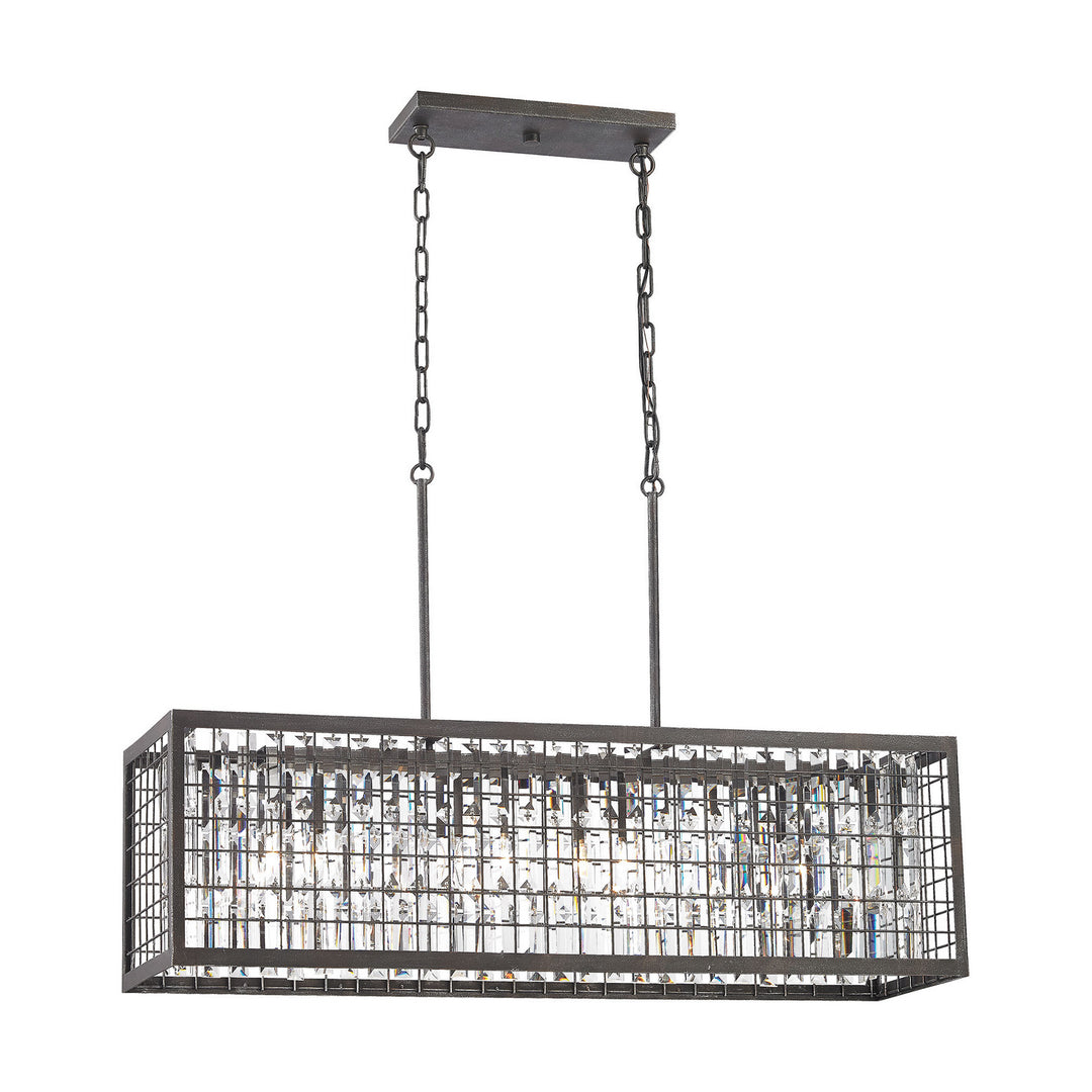 Elk Nadina 14341/4 Pendant Light - Silverdust Iron