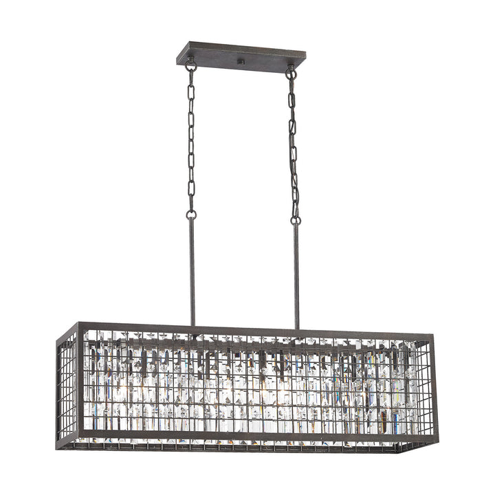 Elk Nadina 14341/4 Pendant Light - Silverdust Iron