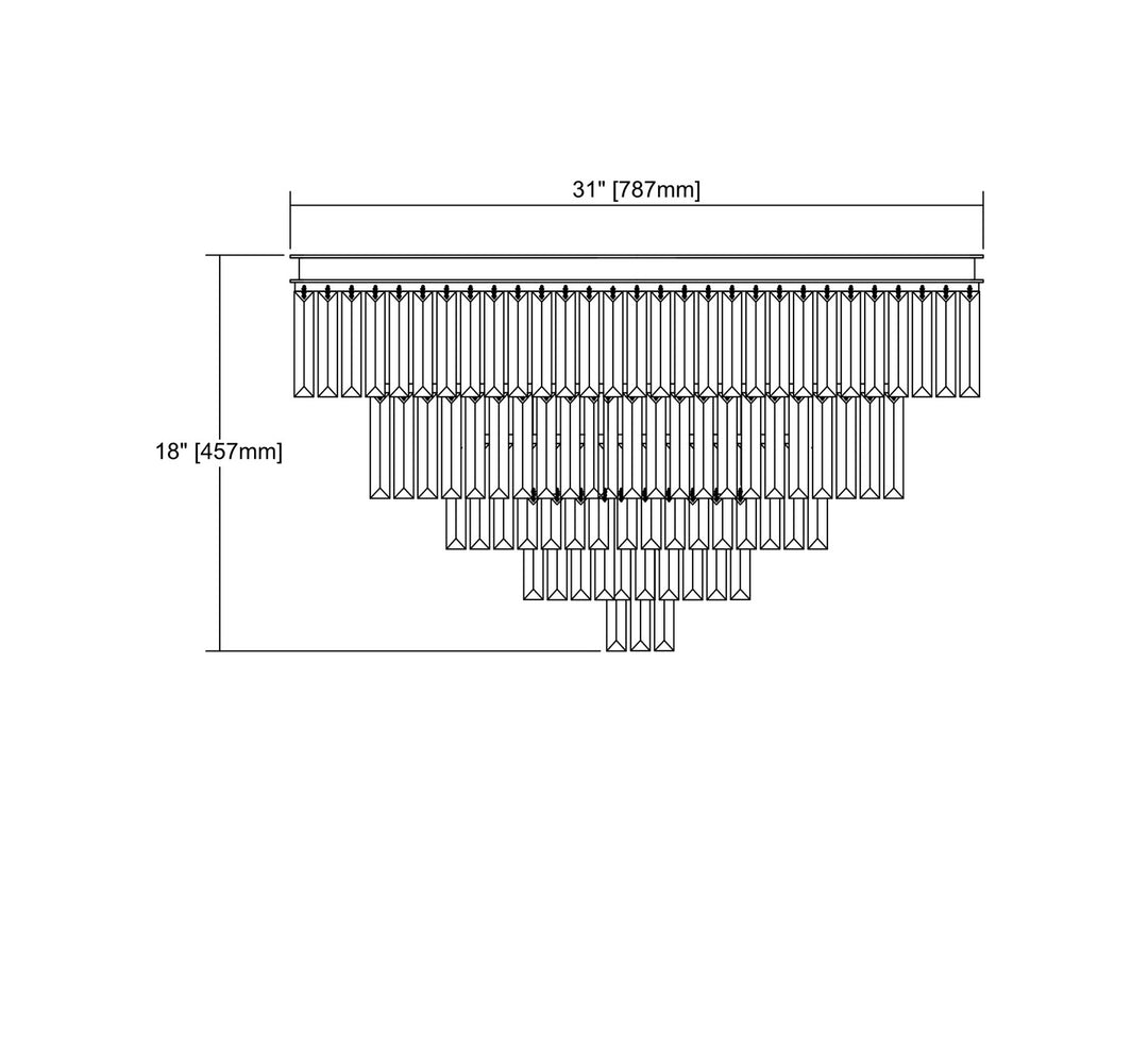 Elk Palacial 15216/6 Ceiling Light - Polished Chrome