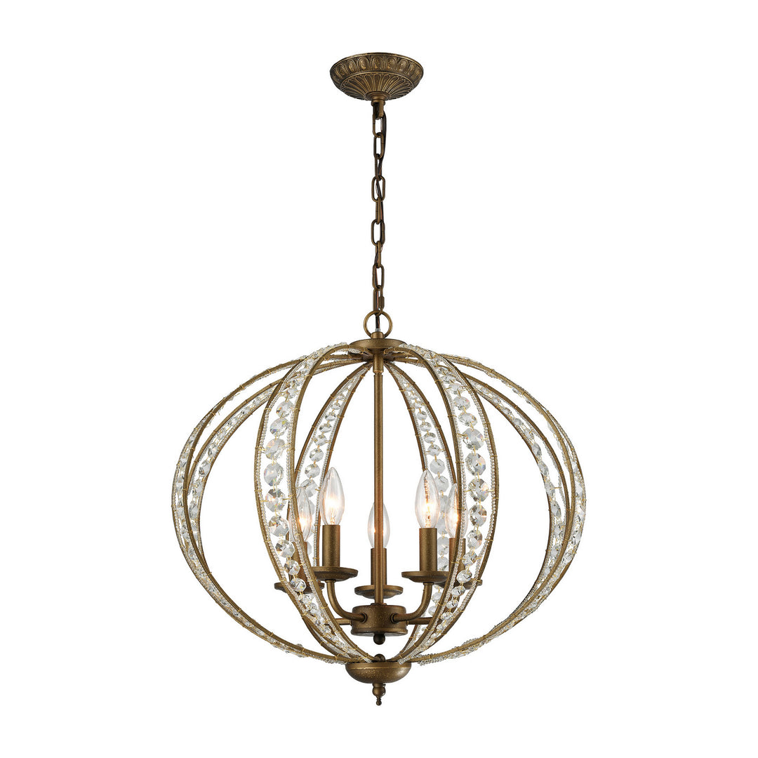 Elk Elizabethan 15965/5 Chandelier Light - Dark Bronze