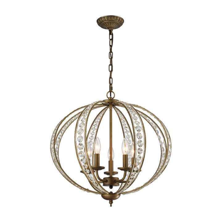 Elk Elizabethan 15965/5 Chandelier Light - Dark Bronze