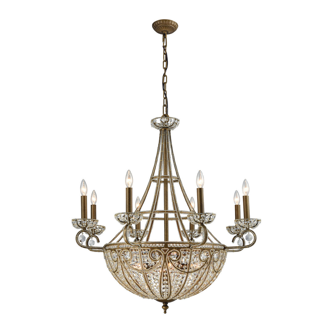 Elk Elizabethan 15968/8+6 Chandelier Light - Dark Bronze