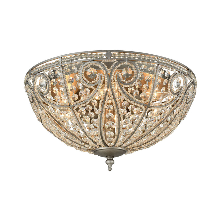 Elk Elizabethan 15994/6 Ceiling Light - Weathered Zinc