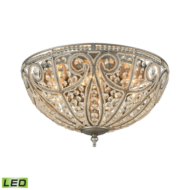 Elk Elizabethan 15994/6-LED Ceiling Light - Weathered Zinc