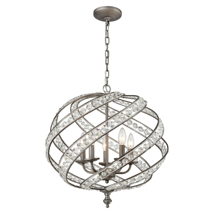 Elk Renaissance 16253/5 Chandelier Light - Weathered Zinc