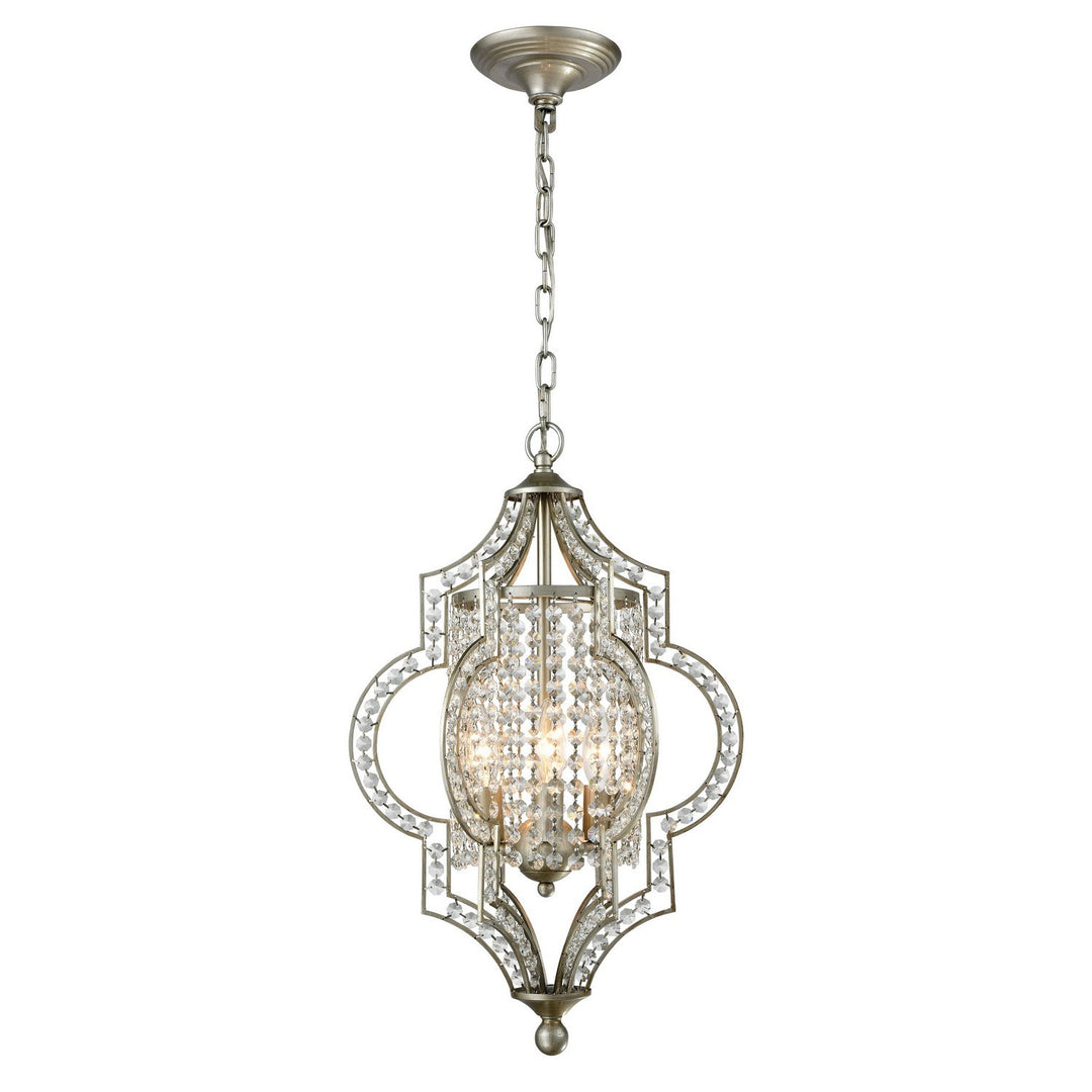 Elk Gabrielle 16270/3 Pendant Light - Aged Silver