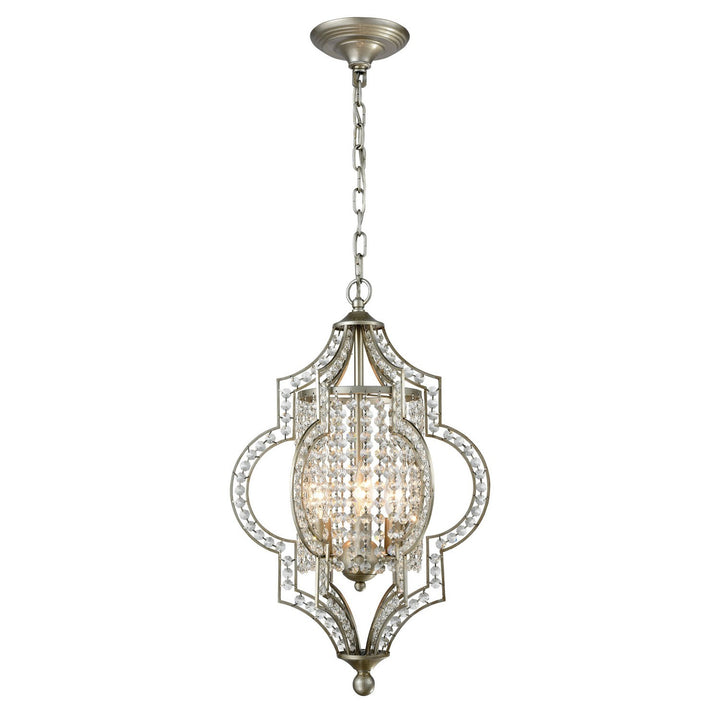 Elk Gabrielle 16270/3 Pendant Light - Aged Silver
